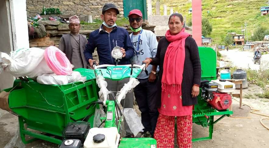महिलाको कार्यबोझ घटाउन कृषिमा यान्त्रिकरण